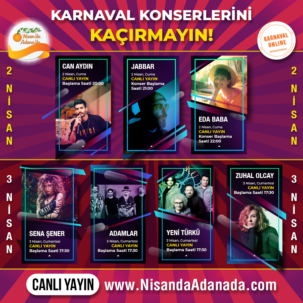 Türkiye'nin İlk Online Karnavalı