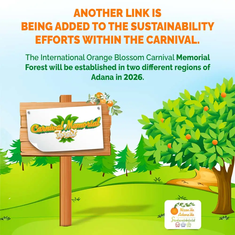 The spirit of the Carnival gives life to nature this year! | Nisan'da Adana'da