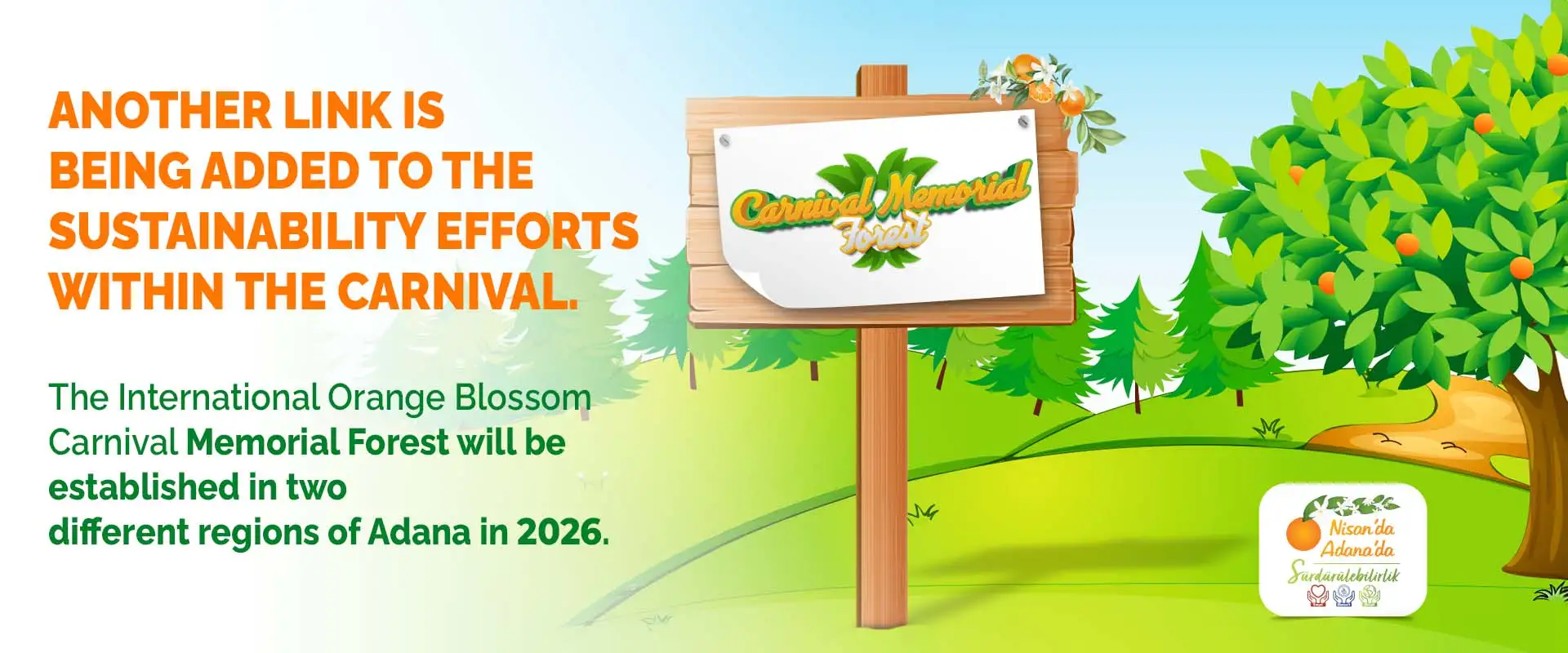 The spirit of the Carnival gives life to nature this year! | Nisan'da Adana'da